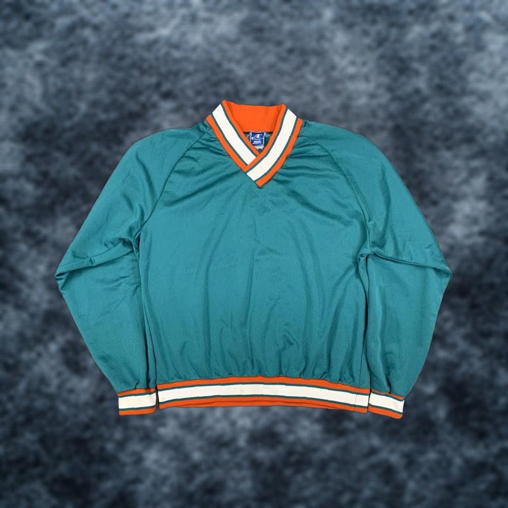 90s Champion reverse weave mock neck raglan sleeve sweat