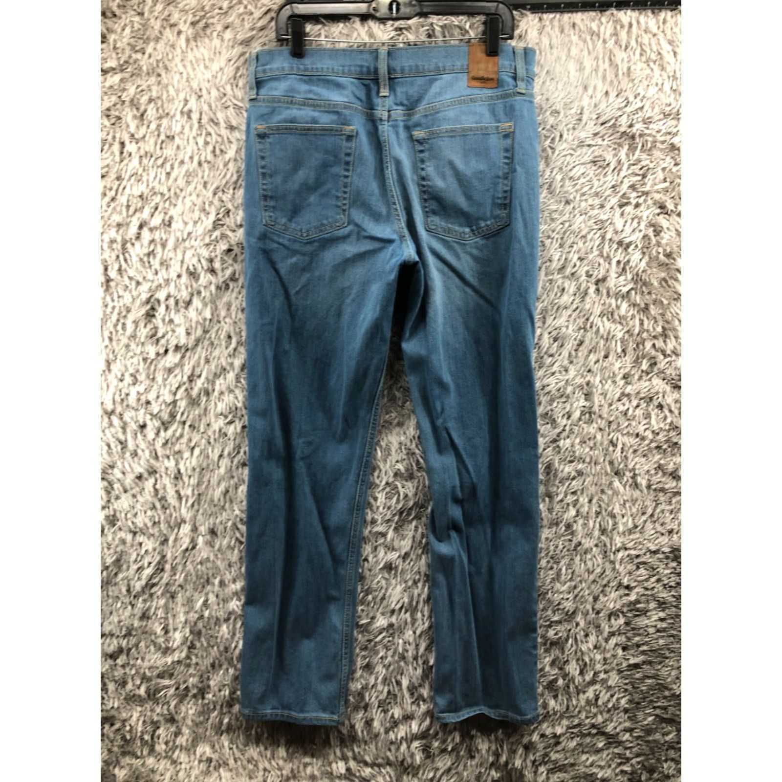 Vintage Goodfellow Jeans Mens 34x34 Mid Rise Straight Medium Wash Blue Size US 34 / EU 50 - 5 Thumbnail