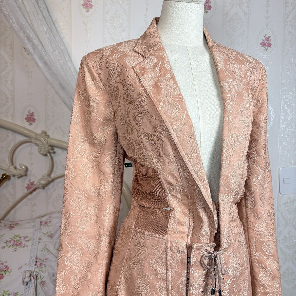 Jean Paul Gaultier Vintage runway spring 2004 JPG blazer and skirt set Size XL / US 12-14 / IT 48-50 - 4 Thumbnail