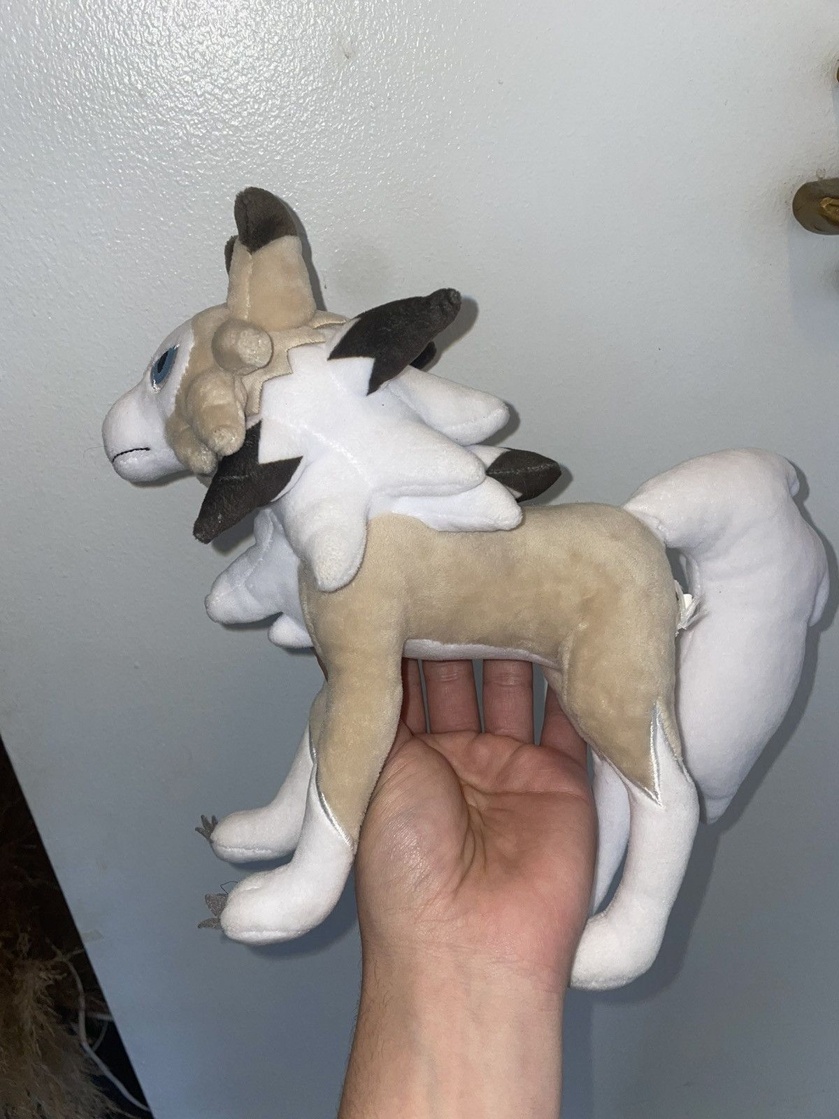 image of Nintendo x Pokemon Pokémon Center Original Plush Lycanroc Midday Figure 2017 Li in Beige, Men's