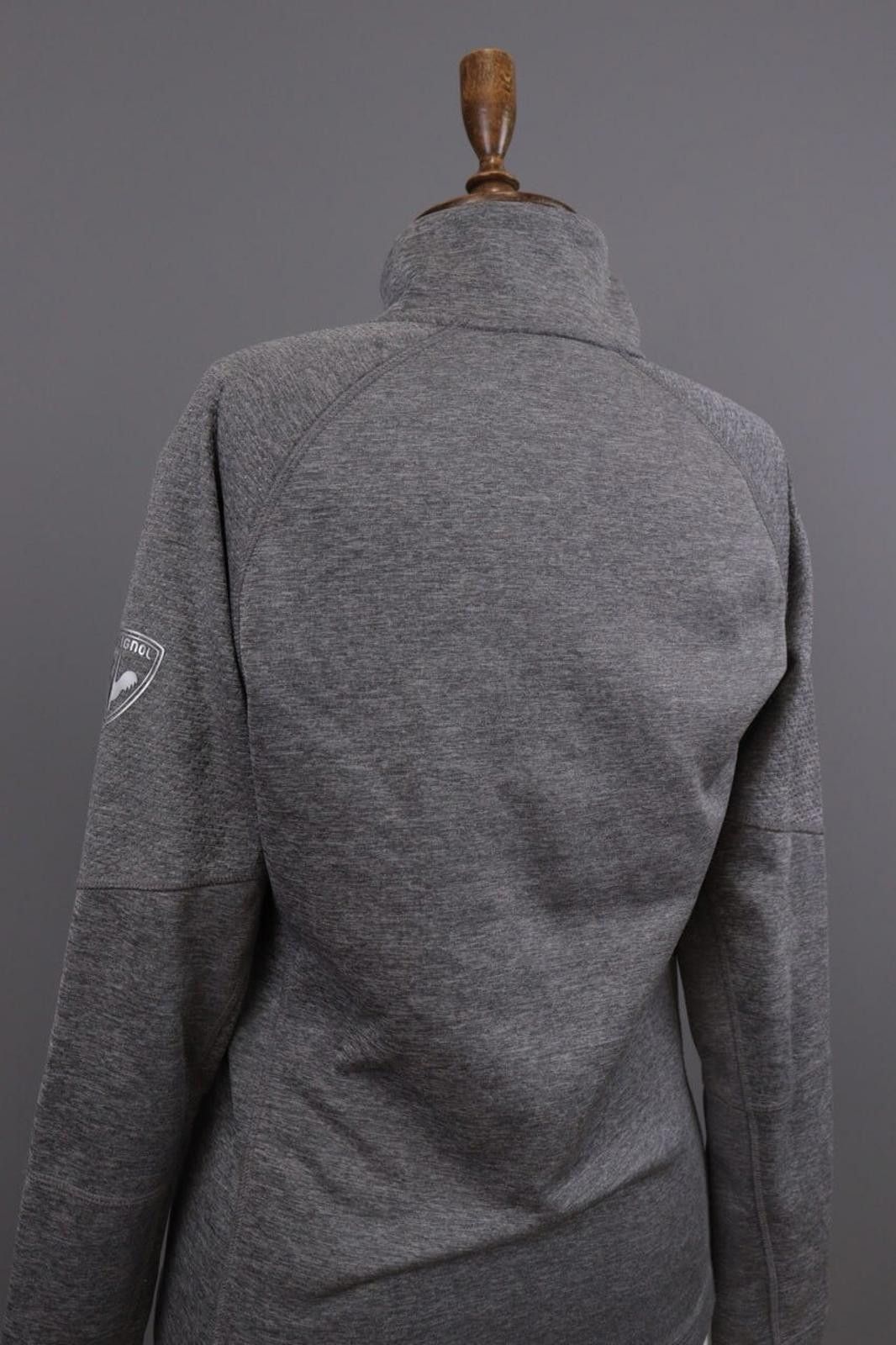 Rossignol Rossignol Gray Full Zip Mock Neck Fleece Jacket Size S Size S / US 4 / IT 40 - 12 Thumbnail