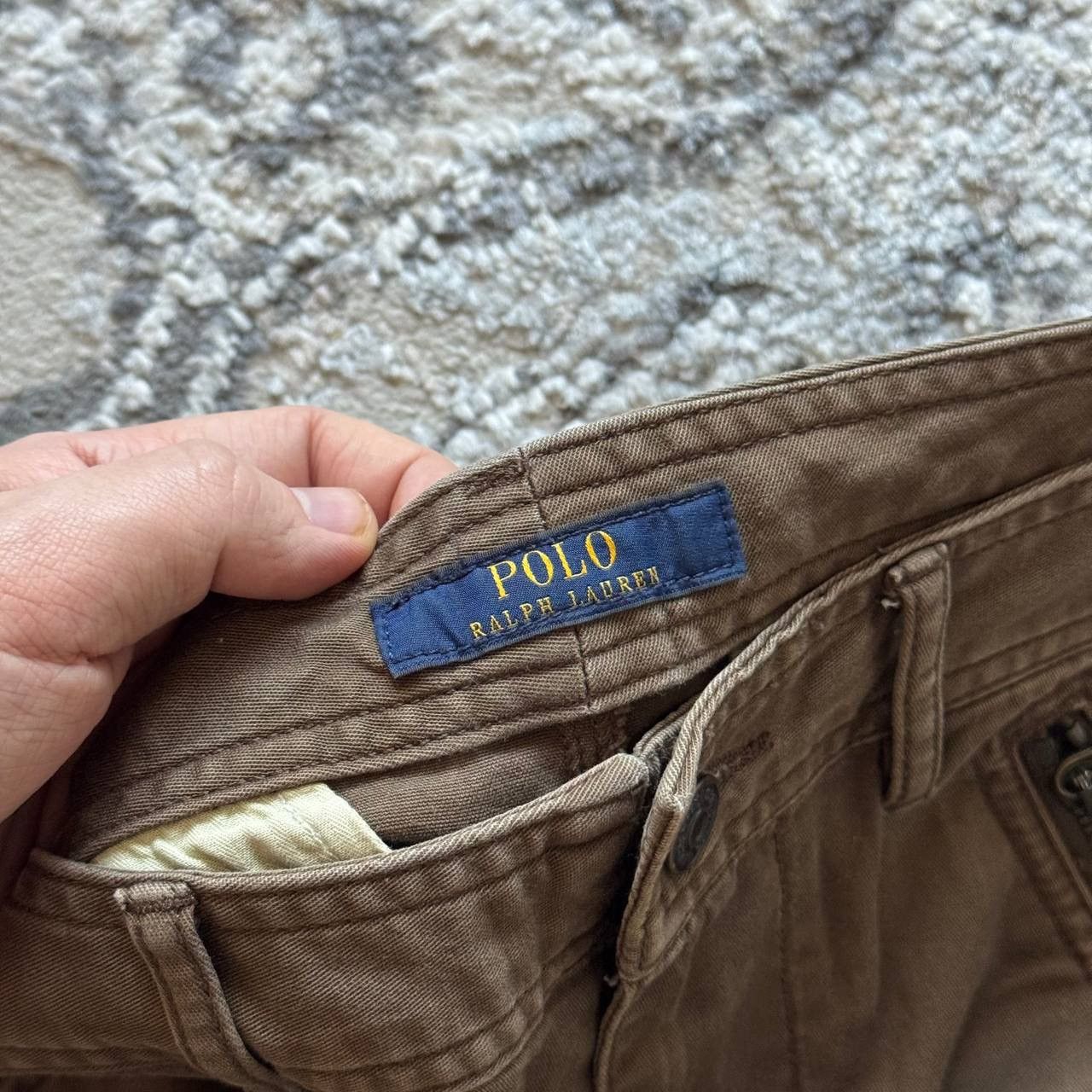 Ralph Lauren Ralph Lauren Brown Utility Cargo Zipped Archive Pants Size 28" / US 6 / IT 42 - 9 Thumbnail