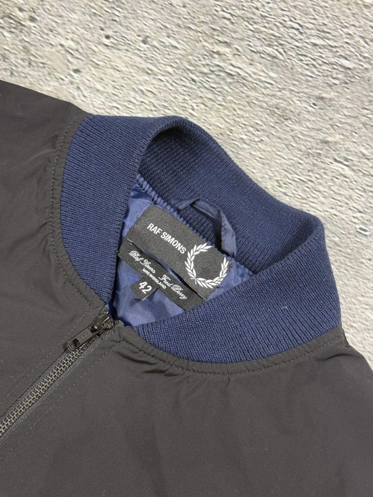Fred Perry × Raf Simons Raf Simons x Fred Perry bomber jacket black Size US L / EU 52-54 / 3 - 3 Thumbnail