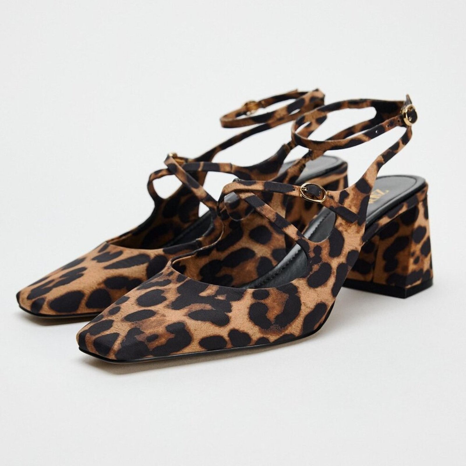 Zara ZARA Block Heel Shoes NWT Size US 8 / IT 38 - 21 Thumbnail