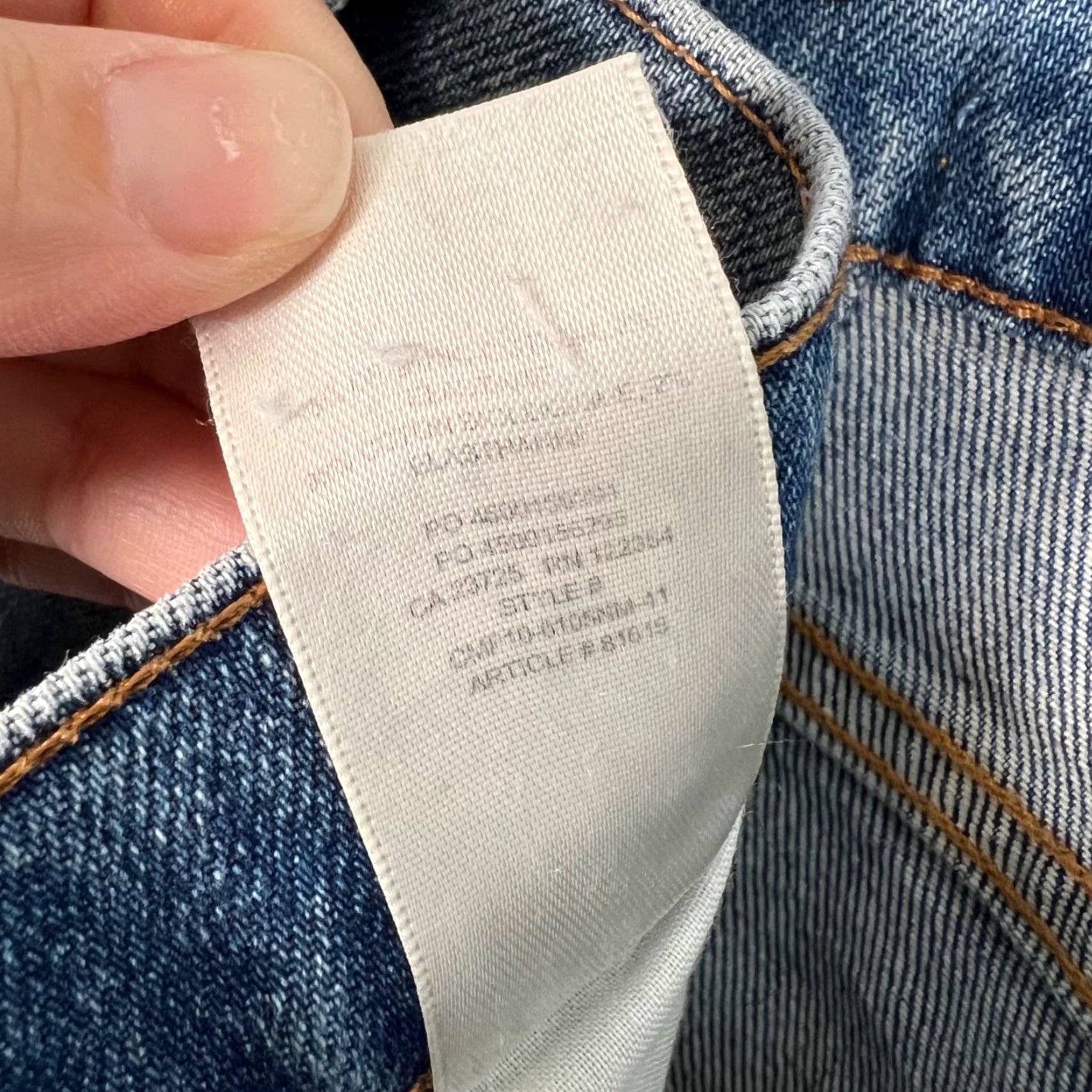 Vintage Denim Forum Womens Jeans 29 Arlo High Rise Straight Medium Wash 100% Cotton Size 29" - 5 Thumbnail
