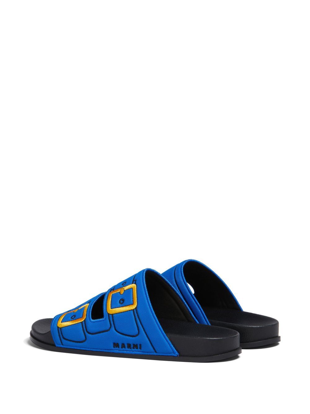 Marni o1w1db10125 Embroidered sandals in Blue Size US 10 / EU 43 - 2 Thumbnail
