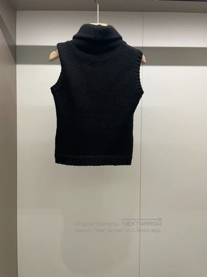 Fendi Fendi Black high neck acrylic vest Size S / US 4 / IT 40 - 2 Thumbnail