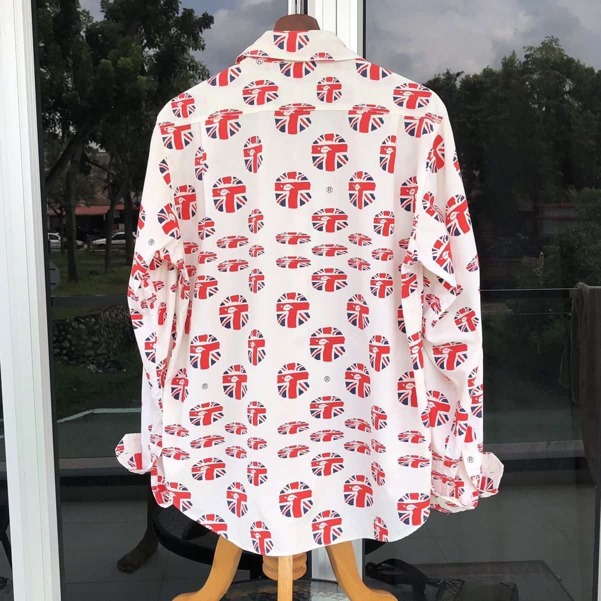 Bape UNION JACK APE HEAD BUTTON UP SHIRT Size US M / EU 48-50 / 2 - 4 Thumbnail
