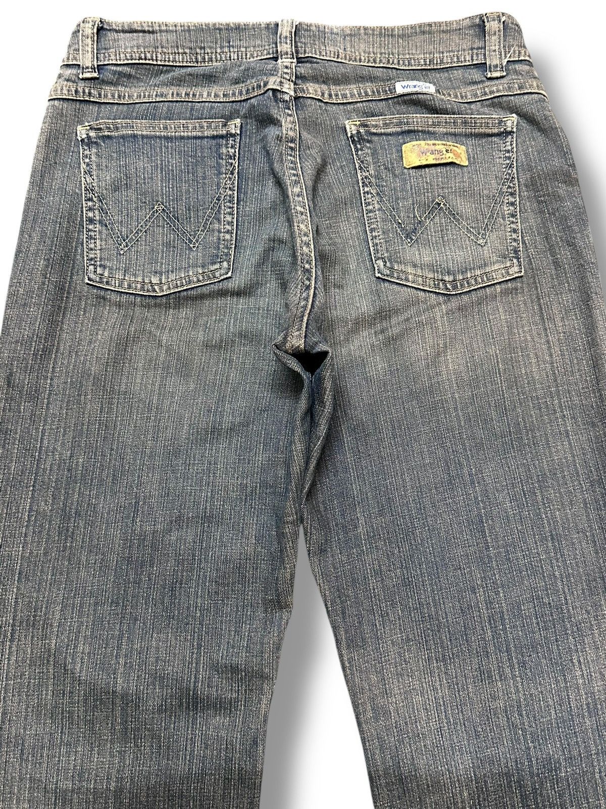 Japanese Brand Wrangler Vintage Baggy Loose Style With Faded Wash Size US 30 / EU 46 - 6 Thumbnail