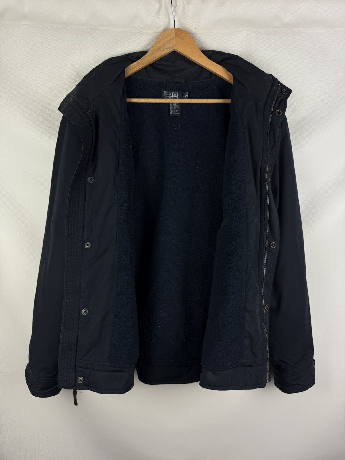 Polo Ralph Lauren Polo By Ralph Lauren VTG Hooded Fleece Lined Bomber Jacket Size US L / EU 52-54 / 3 - 25 Thumbnail