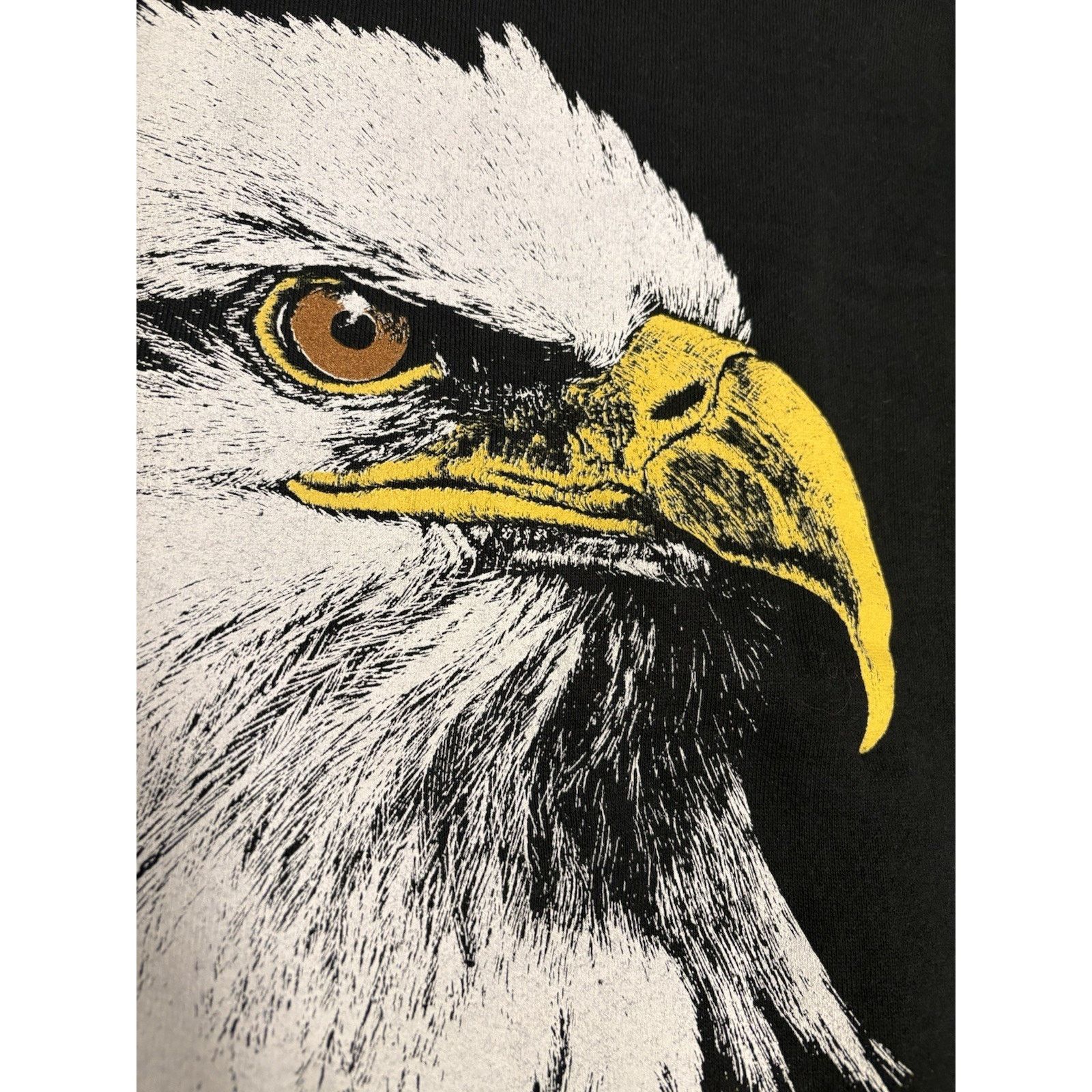Hanes Vintage 90s Bald Eagle Nature Graphic Sweatshirt Crewneck L Size US L / EU 52-54 / 3 - 3 Thumbnail