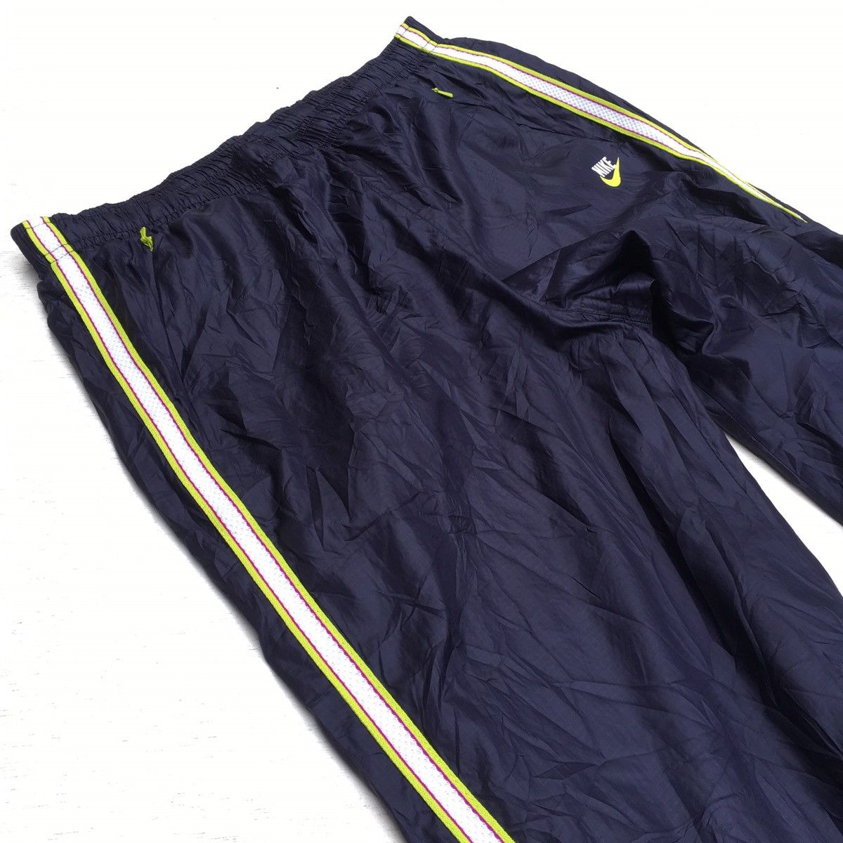Nike × Vintage Y2K Vintage Nike Polyester Track Pants Bootcut Flared Size US 32 / EU 48 - 8 Thumbnail