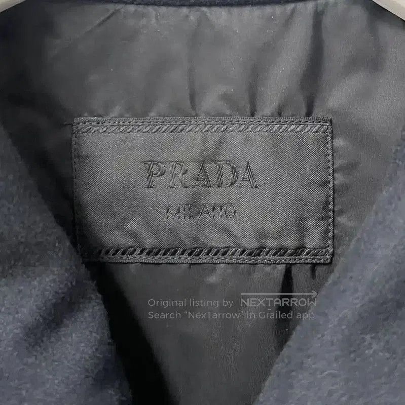 Prada Prada Black Wool Logo Short Sleeve Shirt. Size US S / EU 44-46 / 1 - 7 Thumbnail