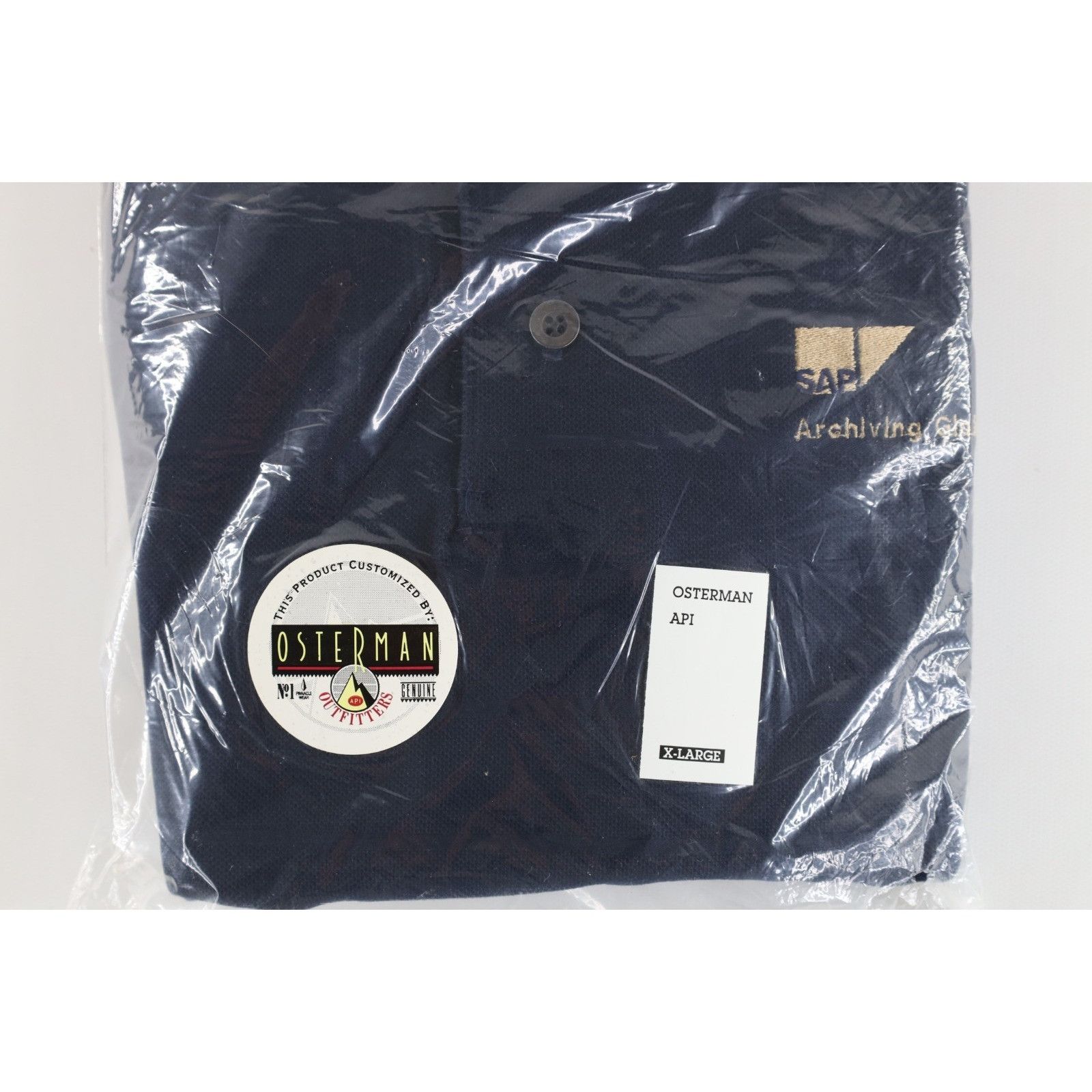 Vintage Deadstock Vintage 90s SAP Archiving Global Team Polo Size US XL / EU 56 / 4 - 4 Thumbnail