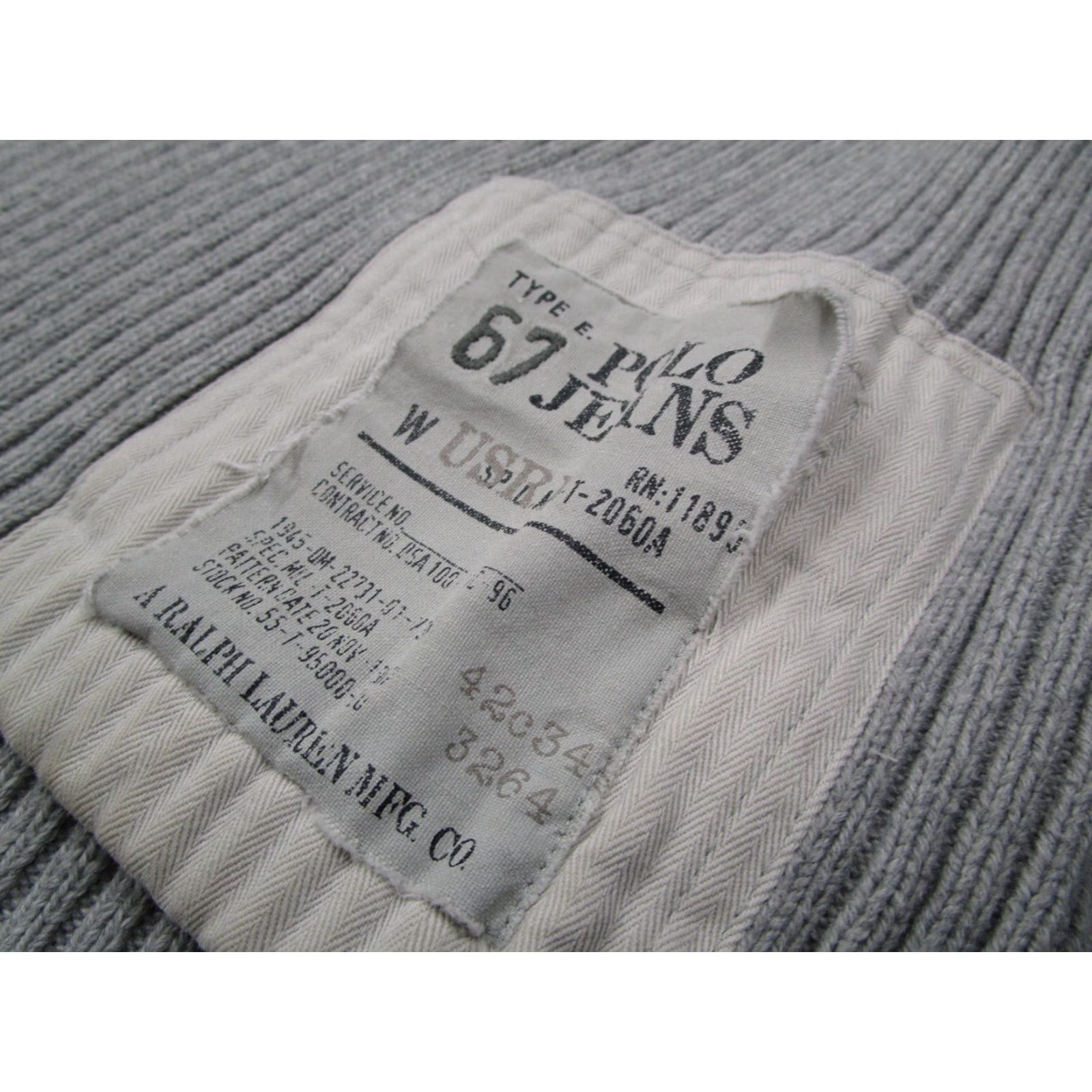 Polo Ralph Lauren VINTAGE Polo Ralph Lauren Sweater Mens XL Gray 1/4 Zip Pullover Knit All Seasons Casual Fashion Size US XL / EU 56 / 4 - 5 Thumbnail