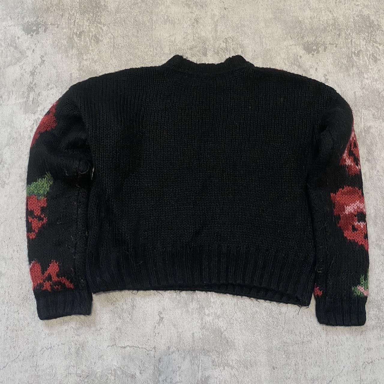 Other Black and red floral sweater #floral Vintage y2k Boxy Size US S / EU 44-46 / 1 - 3 Thumbnail