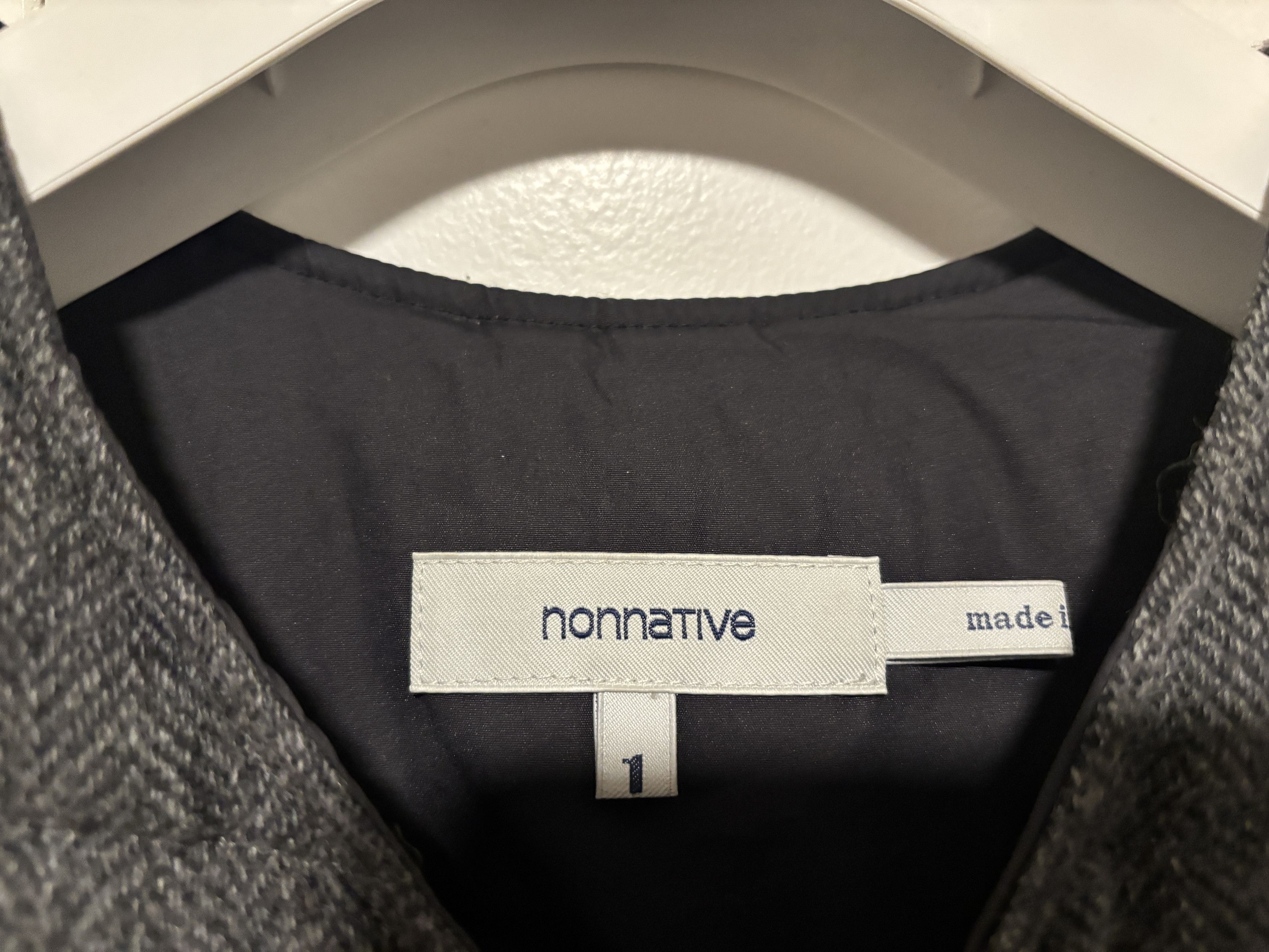 Nonnative Grey Snap Button Herringbone Wool Down Vest Size 1 Size US S / EU 44-46 / 1 - 11 Thumbnail