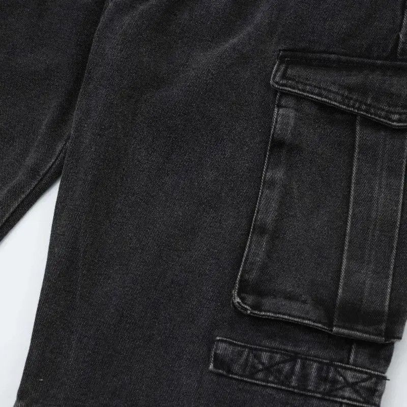 Japanese Brand Retro loose high street straight leg jeans Size US 32 / EU 48 - 4 Thumbnail
