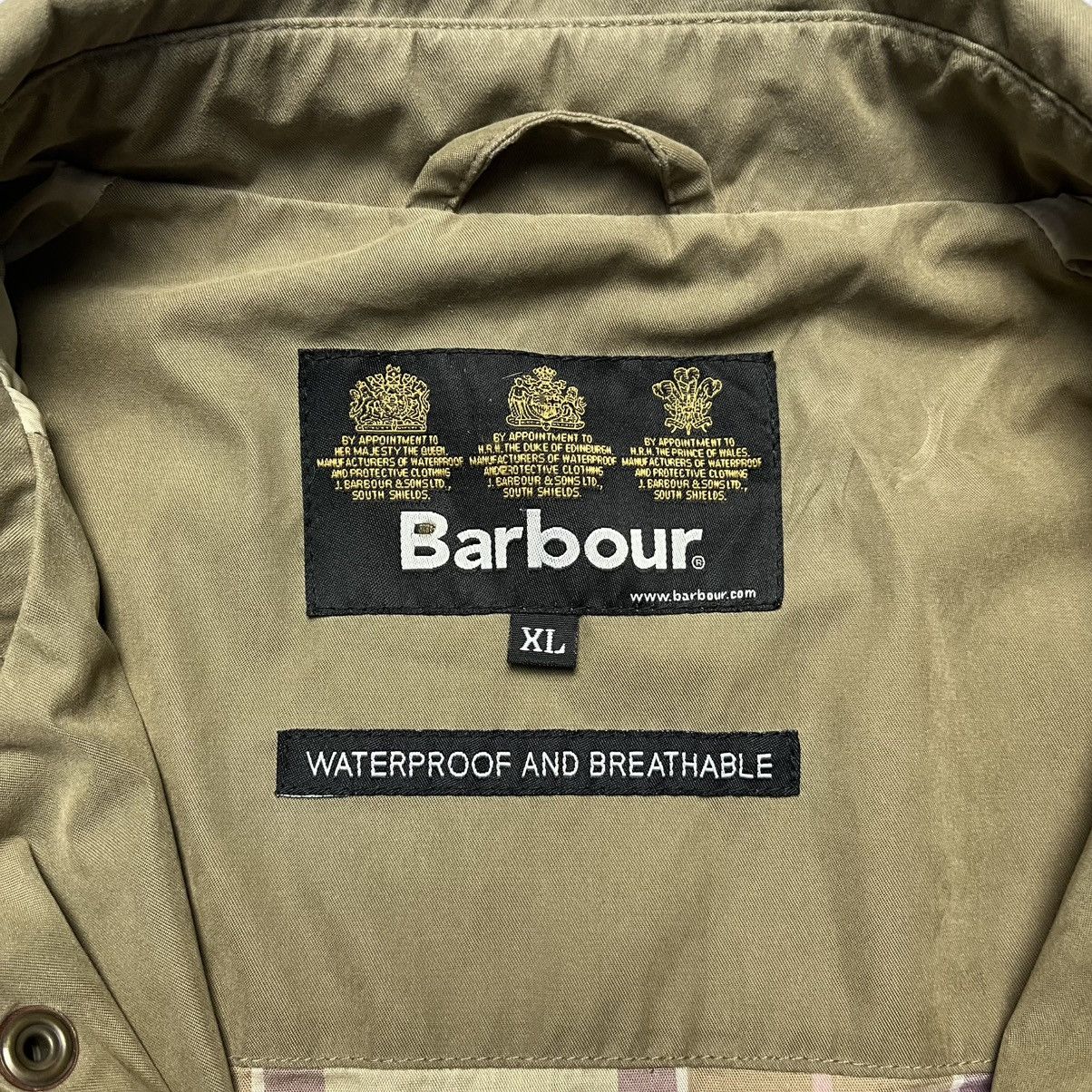 Barbour Vintage Barbour Coat Waterproof Jacket Streetwear Y2K Size US XL / EU 56 / 4 - 9 Thumbnail