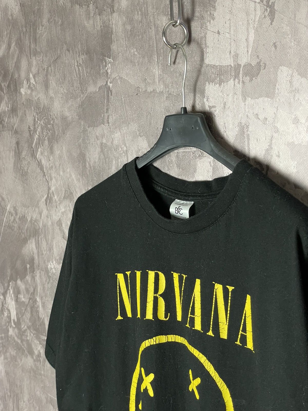 Band Tees × Nirvana × Vintage Nirvana Smiley face vintage t shirt Size US M / EU 48-50 / 2 - 9 Thumbnail