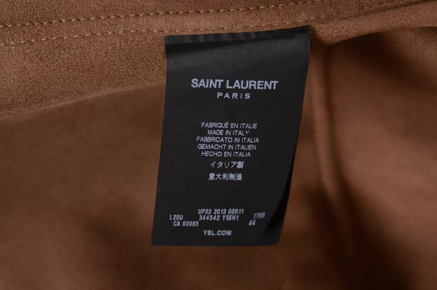 Saint Laurent Paris Saint Laurent Suede Jacket Size US S / EU 44-46 / 1 - 5 Thumbnail