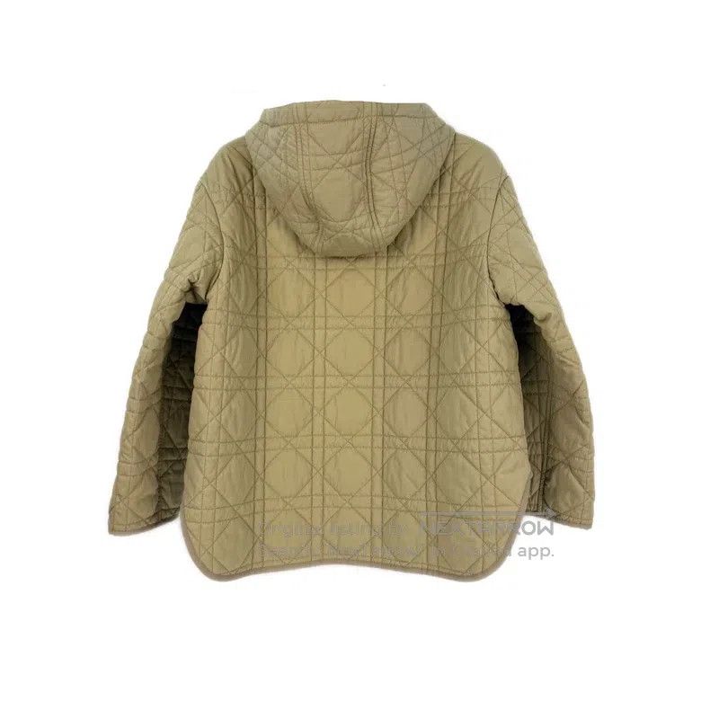 Dior Dior Khaki bee logo diamond hooded cotton suit coat Size S / US 4 / IT 40 - 2 Thumbnail