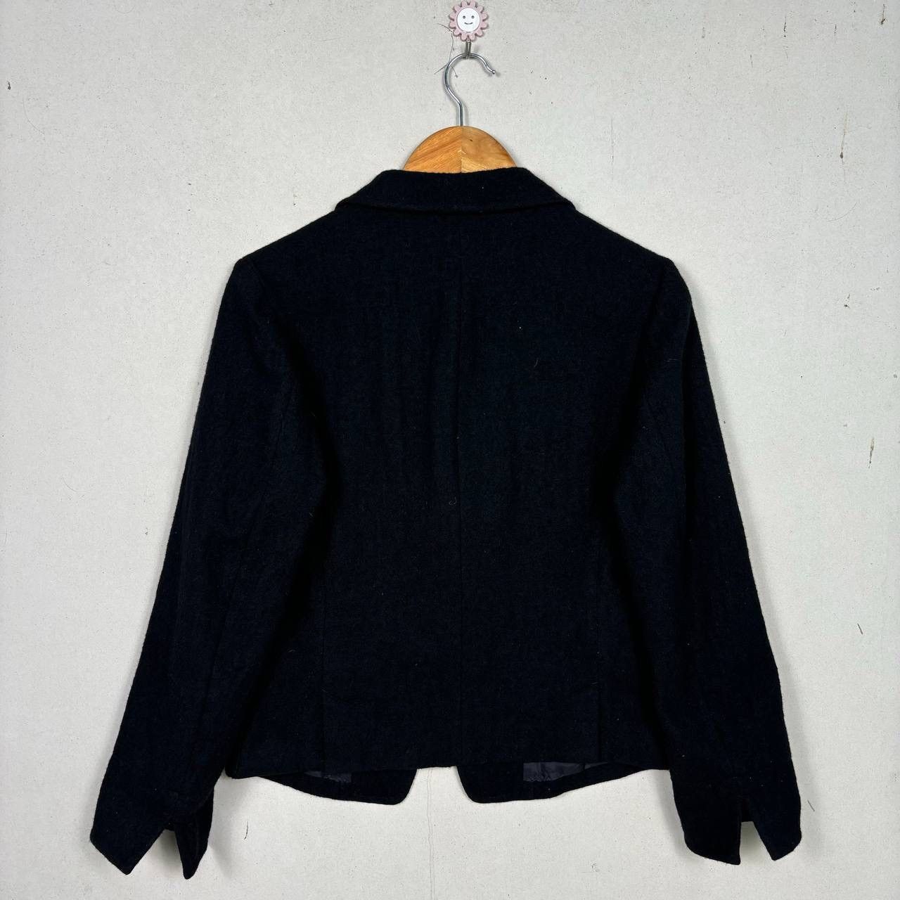 Yohji Yamamoto Y’s Yohji Yamamoto Vintage Black Wool Blazer Jacket Size S / US 4 / IT 40 - 4 Thumbnail