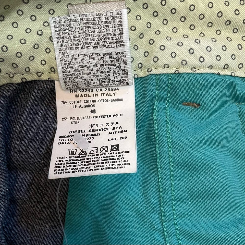 Diesel NWT New $240 Diesel Bootik Blue Jeans Made In Italy Size 31 Size 31" - 9 Thumbnail