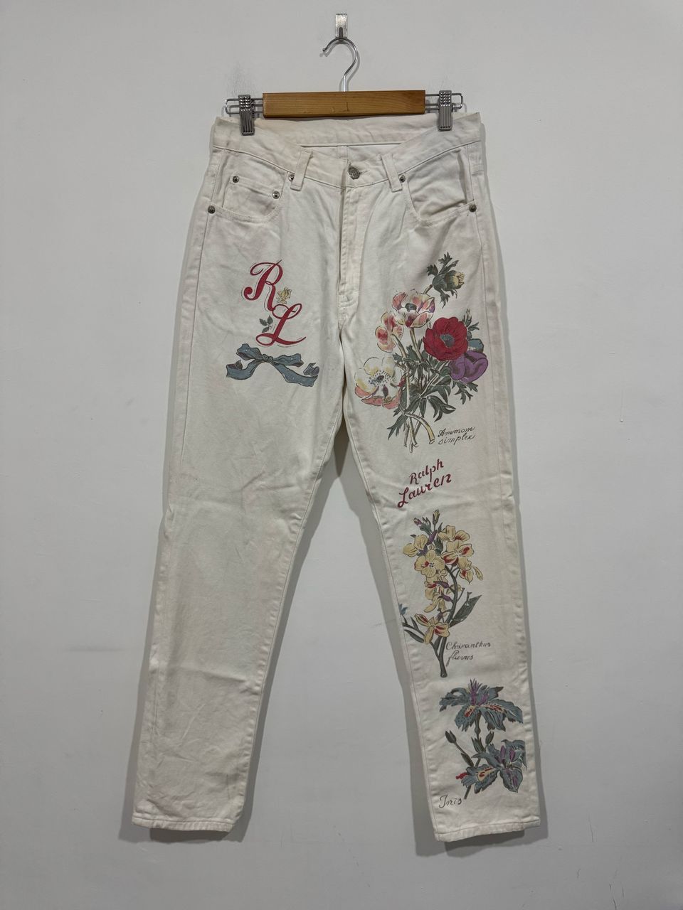 Polo Ralph Lauren Vintage Polo Ralph Lauren Floral Jeans Size US 30 / EU 46 - 1 Thumbnail