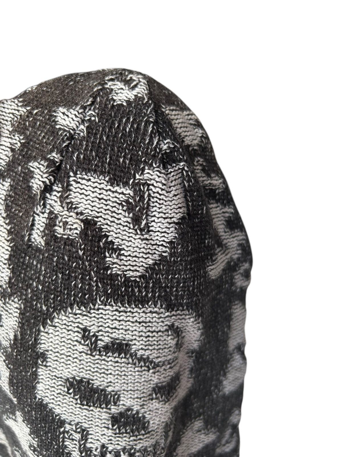 Japanese Brand × Kapital × Vintage Japanese Distressed Skull Faded Beanie Hats ☠️☠️ Size ONE SIZE - 9 Thumbnail