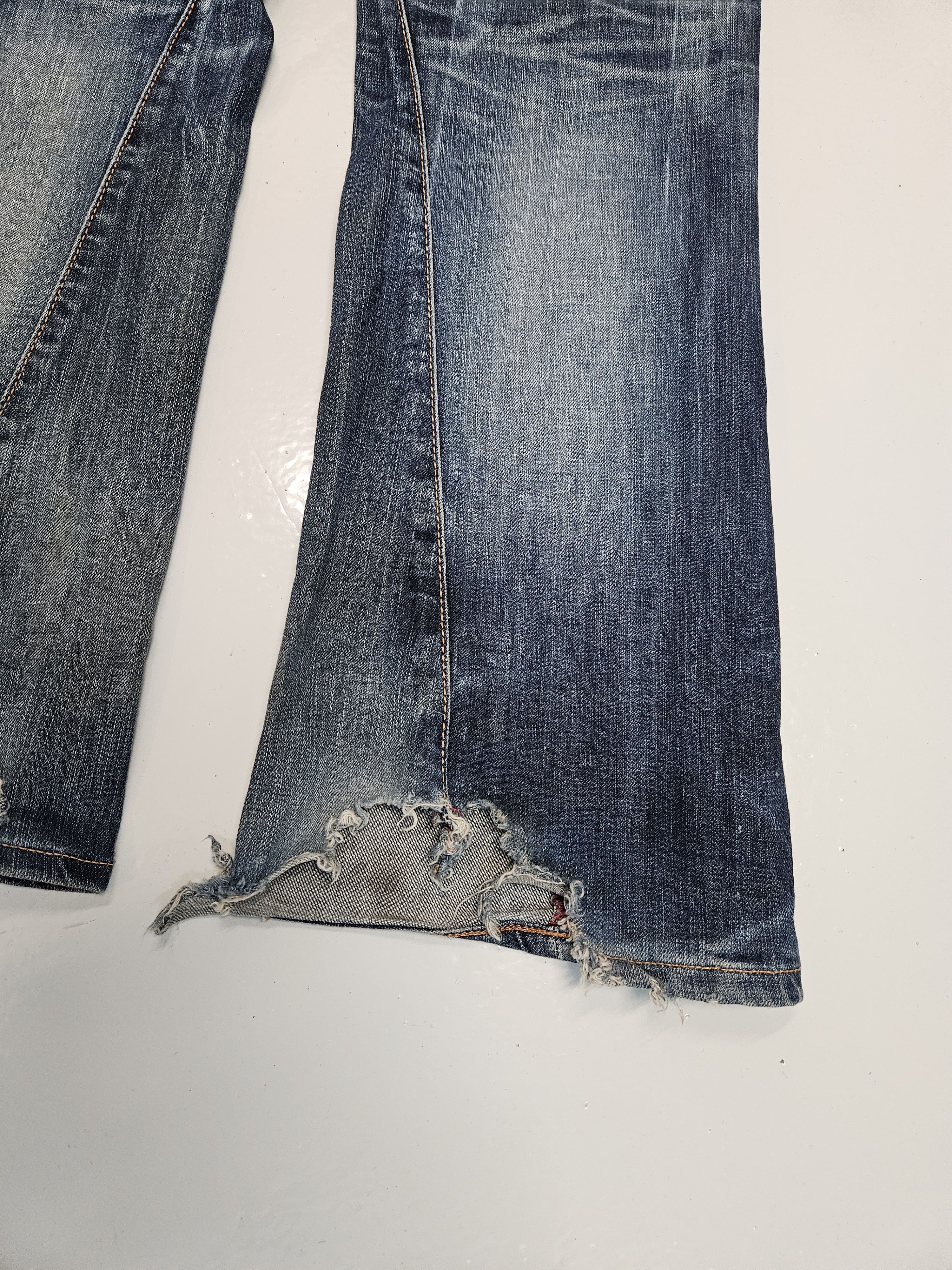 Edwin Edwin blue trip distressed washed bootcut denim Size US 34 / EU 50 - 14 Thumbnail