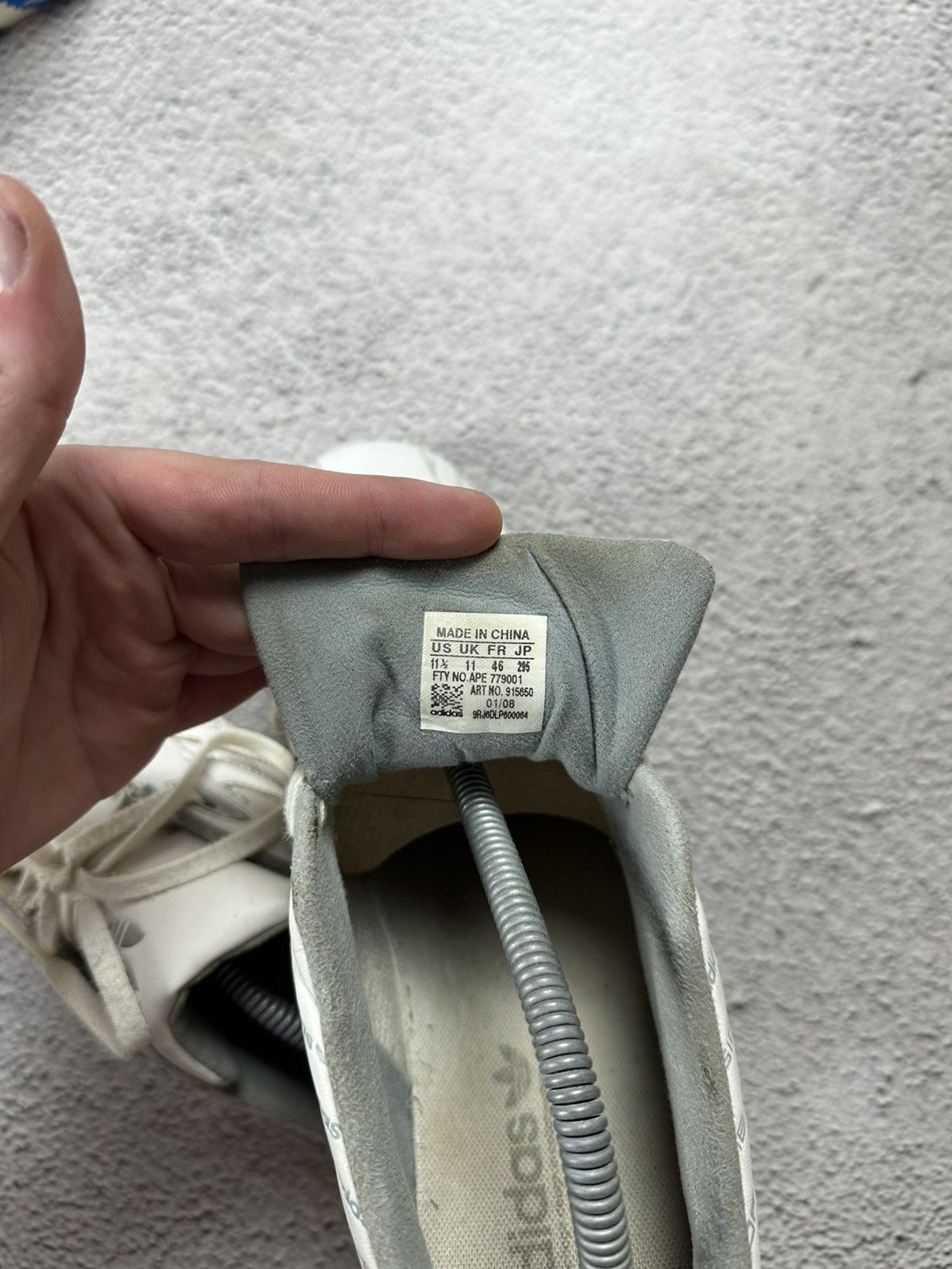 Adidas × Porsche Design Vintage Adidas Porsche Design S 2 Monogram Leather Sneakers Size US 11.5 / EU 44-45 - 14 Thumbnail