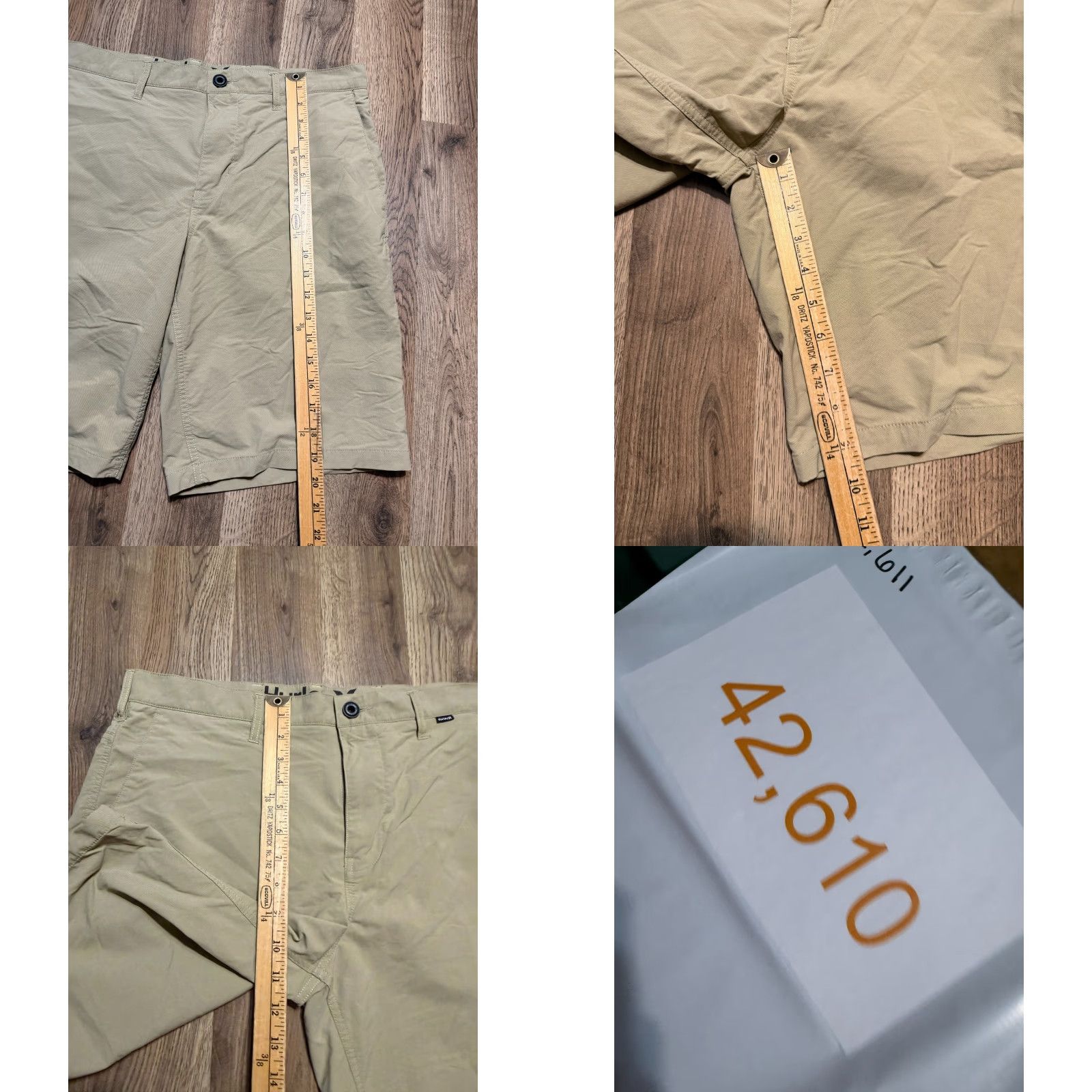 Hurley VINTAGE Hurley Shorts Men's Size 34 Brown Khaki Chino Flat Front Casual Nike? Size US 34 / EU 50 - 8 Thumbnail