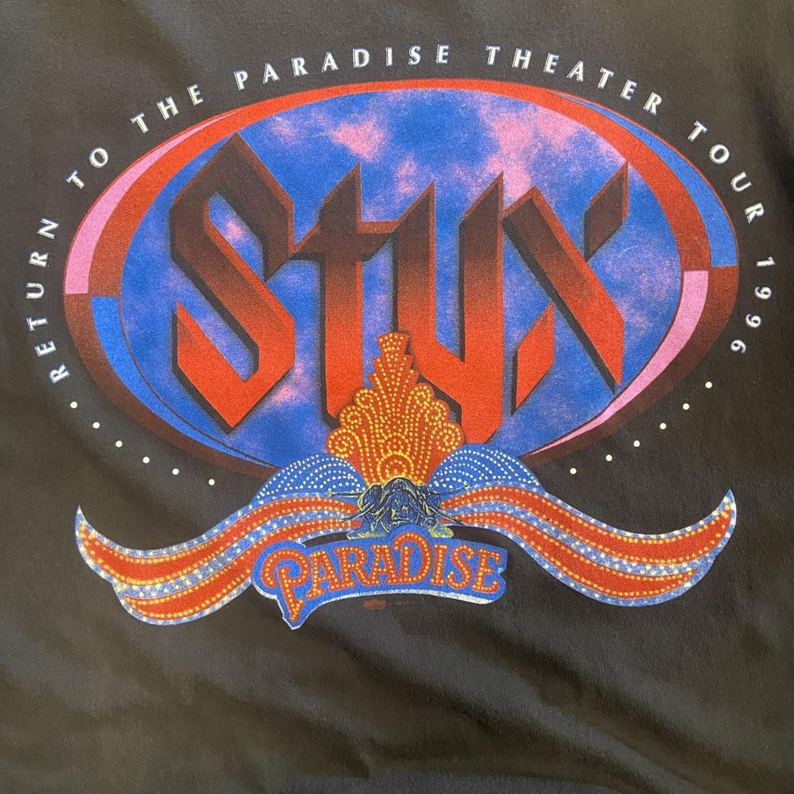 Band Tees Vintage 1996 Styx Paradise Theatre Tour Tee Size US XL / EU 56 / 4 - 2 Thumbnail