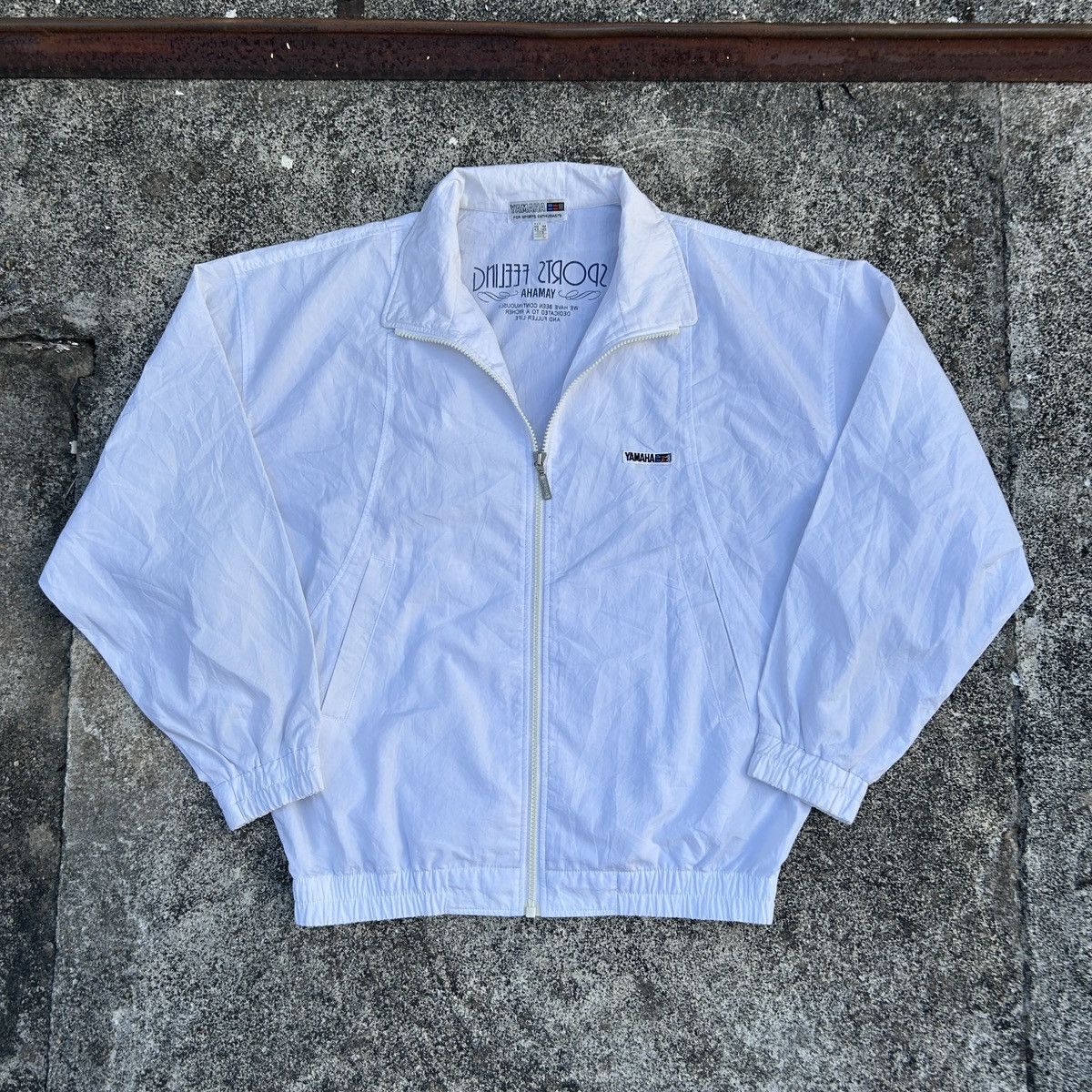 Japanese Brand × Vintage × Yamaha Vintage Yamaha jacket White Size US S / EU 44-46 / 1 - 1 Thumbnail