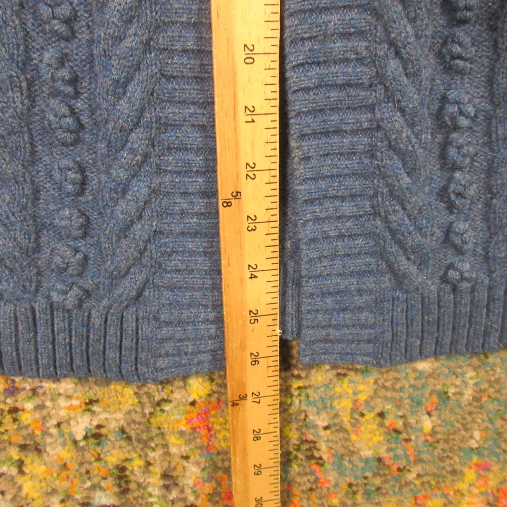 Vintage VINTAGE Icelandica Cardigan Sweater Womens S Blue Open Front Raglan Sleeve Wool Knit Crochet Nordic Fair Isle 90s Mens Womens Size S / US 4 / IT 40 - 5 Thumbnail