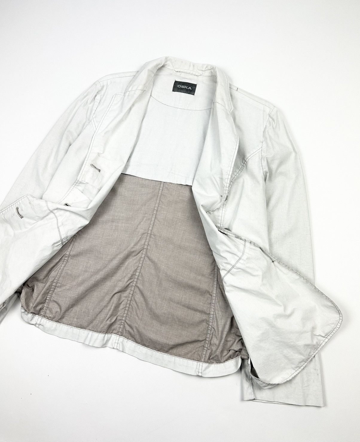 Japanese Brand × OSKA Oska Avant Garde Japan Style Y2K blazer jacket Size L / US 10 / IT 46 - 3 Thumbnail