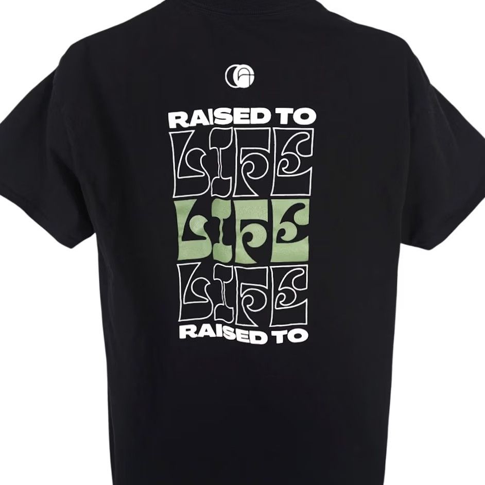 Alife VINTAGE? No. Christian Shirt Mens Large Black Raised To Life Size US L / EU 52-54 / 3 - 4 Thumbnail