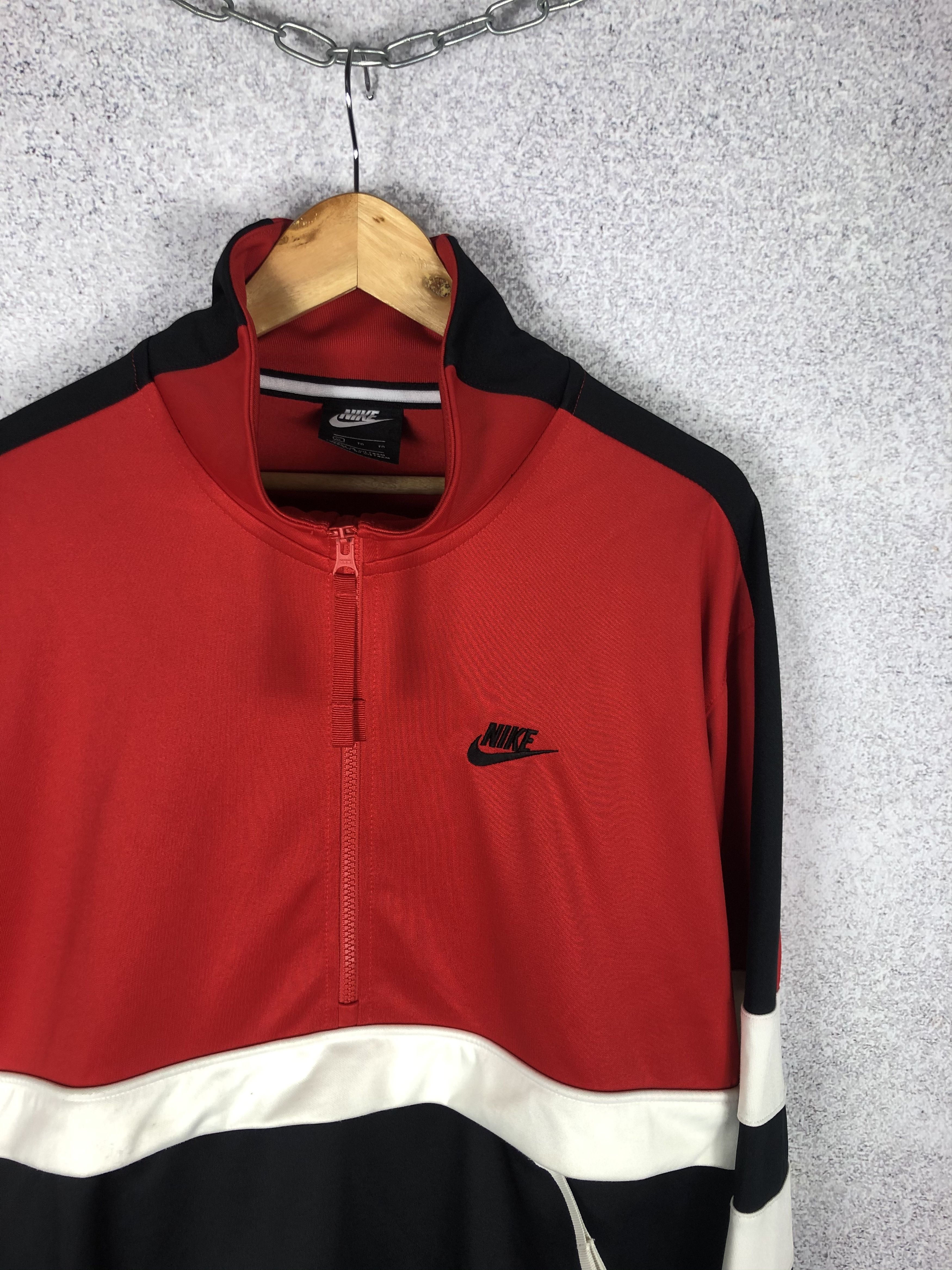 Vintage Vintage Nike Small Swoosh Zip Sweatshirt Size US XL / EU 56 / 4 - 2 Thumbnail