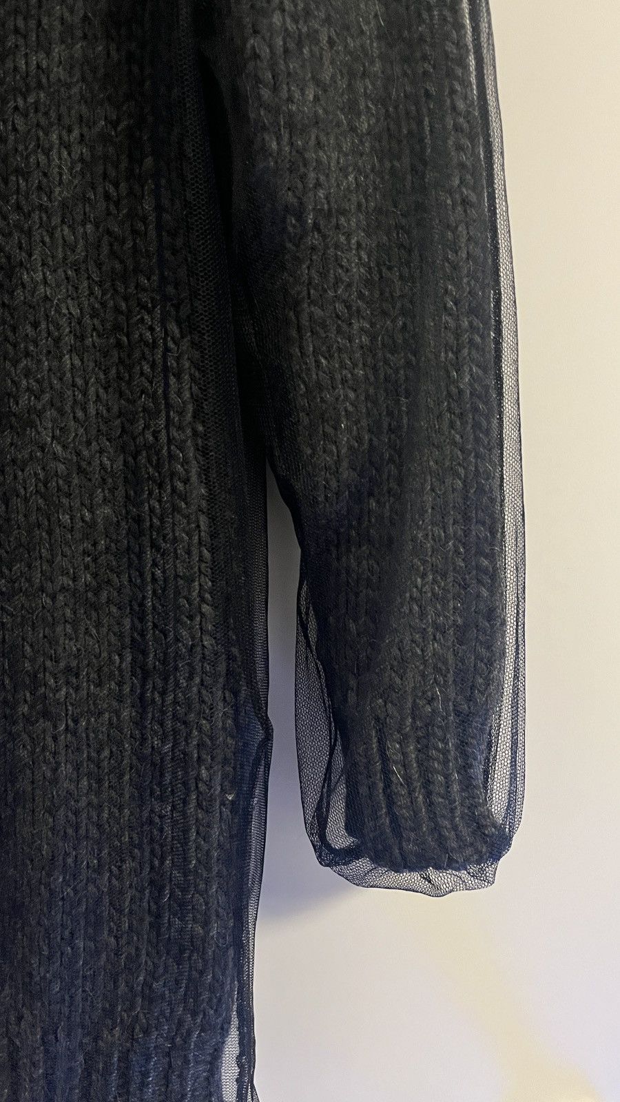 Dolce & Gabbana rare D&G grey Sweather covered in black tull Size S / US 4 / IT 40 - 2 Thumbnail