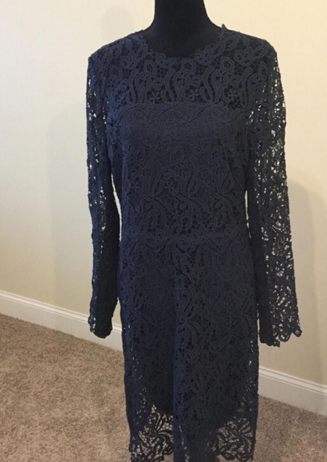 Elie Tahari Elie Tahari Lace Printed Dress Sz12 $ 498 Size XL / US 12-14 / IT 48-50 - 2 Thumbnail