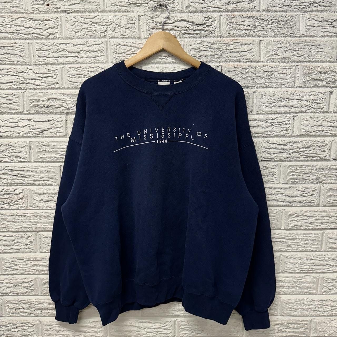 Vintage Vintage University of Mississippi Sweatshirt XL Size US XL / EU 56 / 4 - 1 Thumbnail
