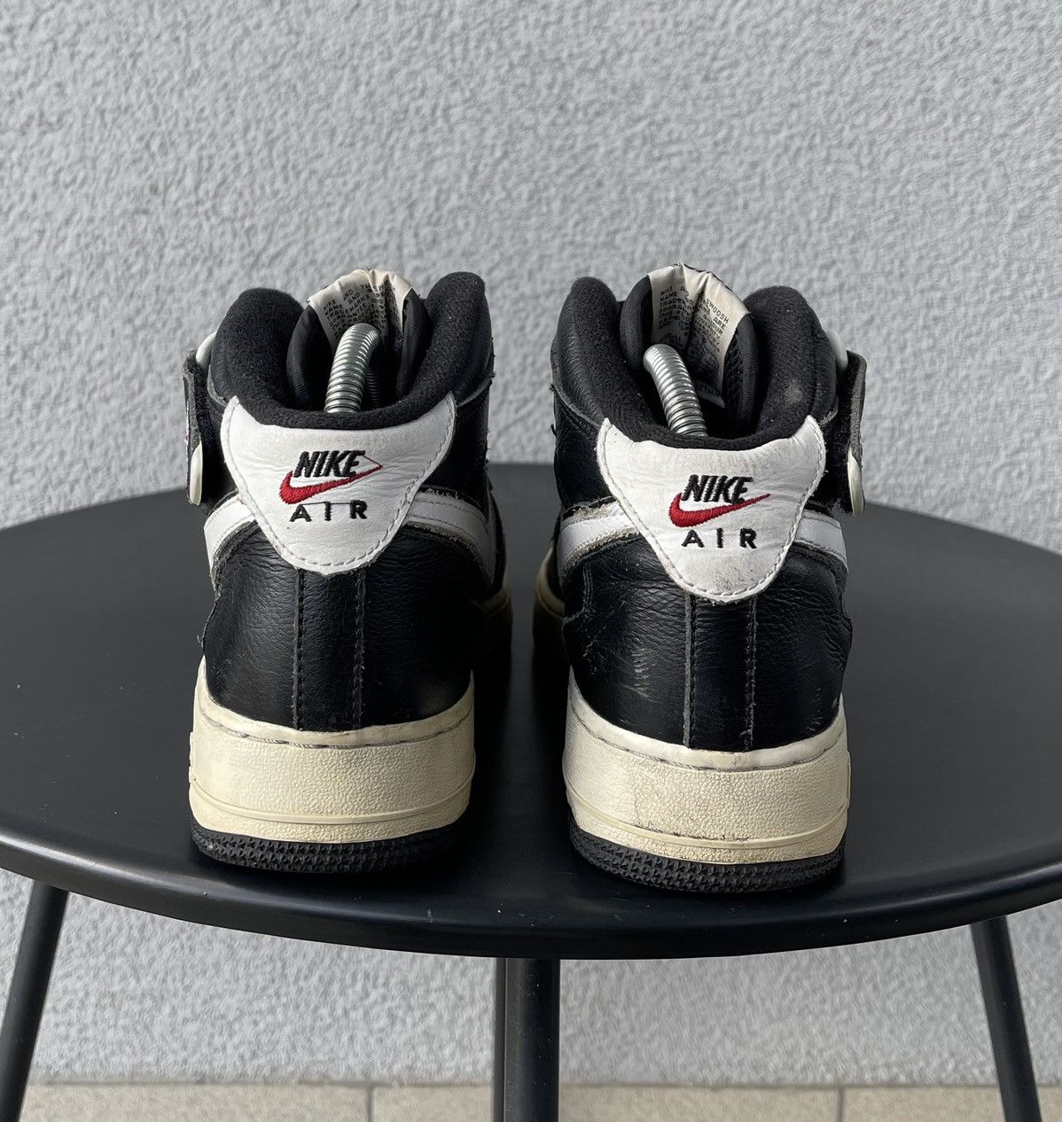 Vintage Vintage 2003 Nike Air Force 1 NYC New York Mid Shoes Leather Size US 7 / EU 40 - 5 Thumbnail