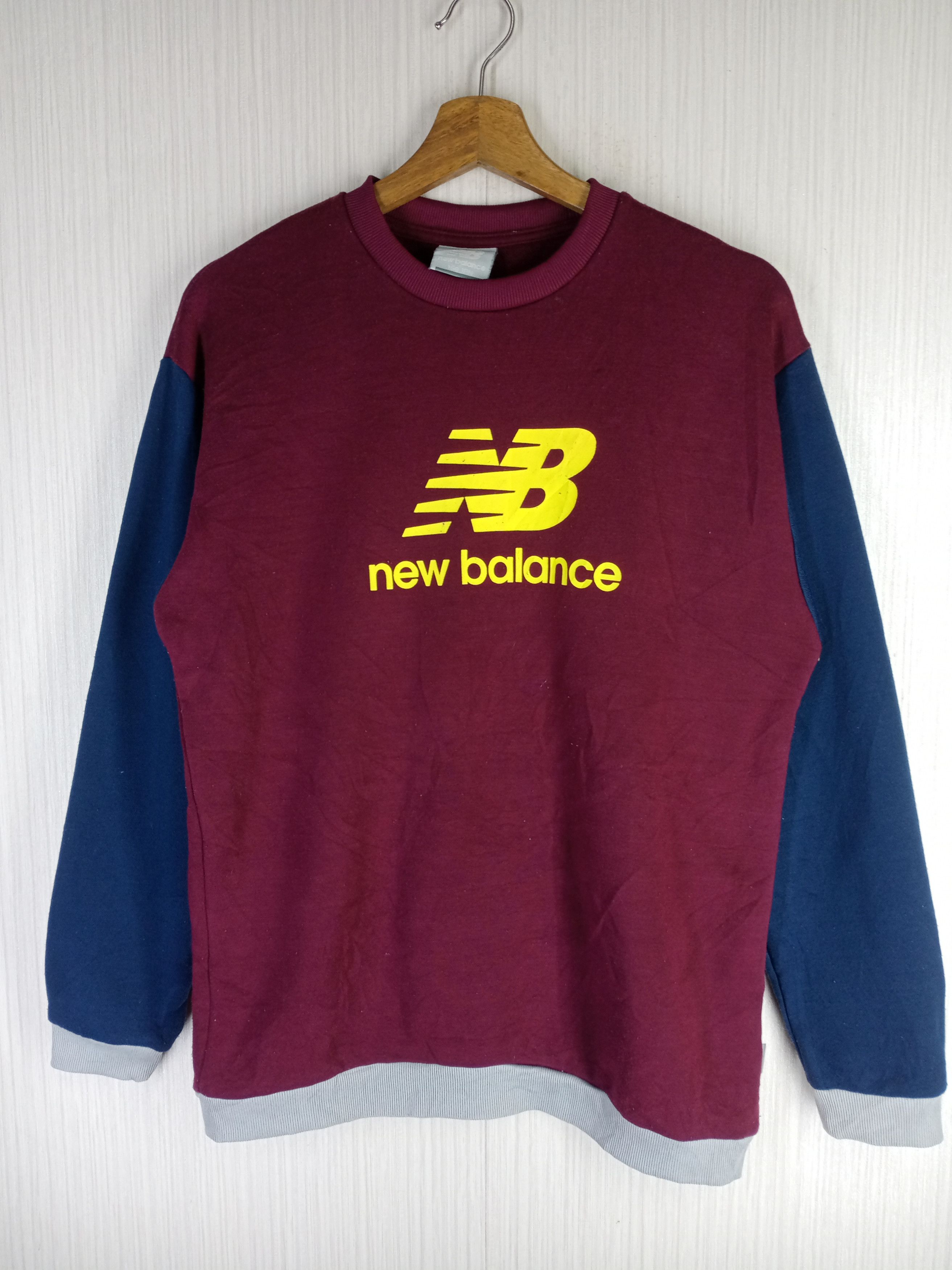 New Balance Rare New Balance Big Logo Sweatshirt Size US M / EU 48-50 / 2 - 1 Thumbnail
