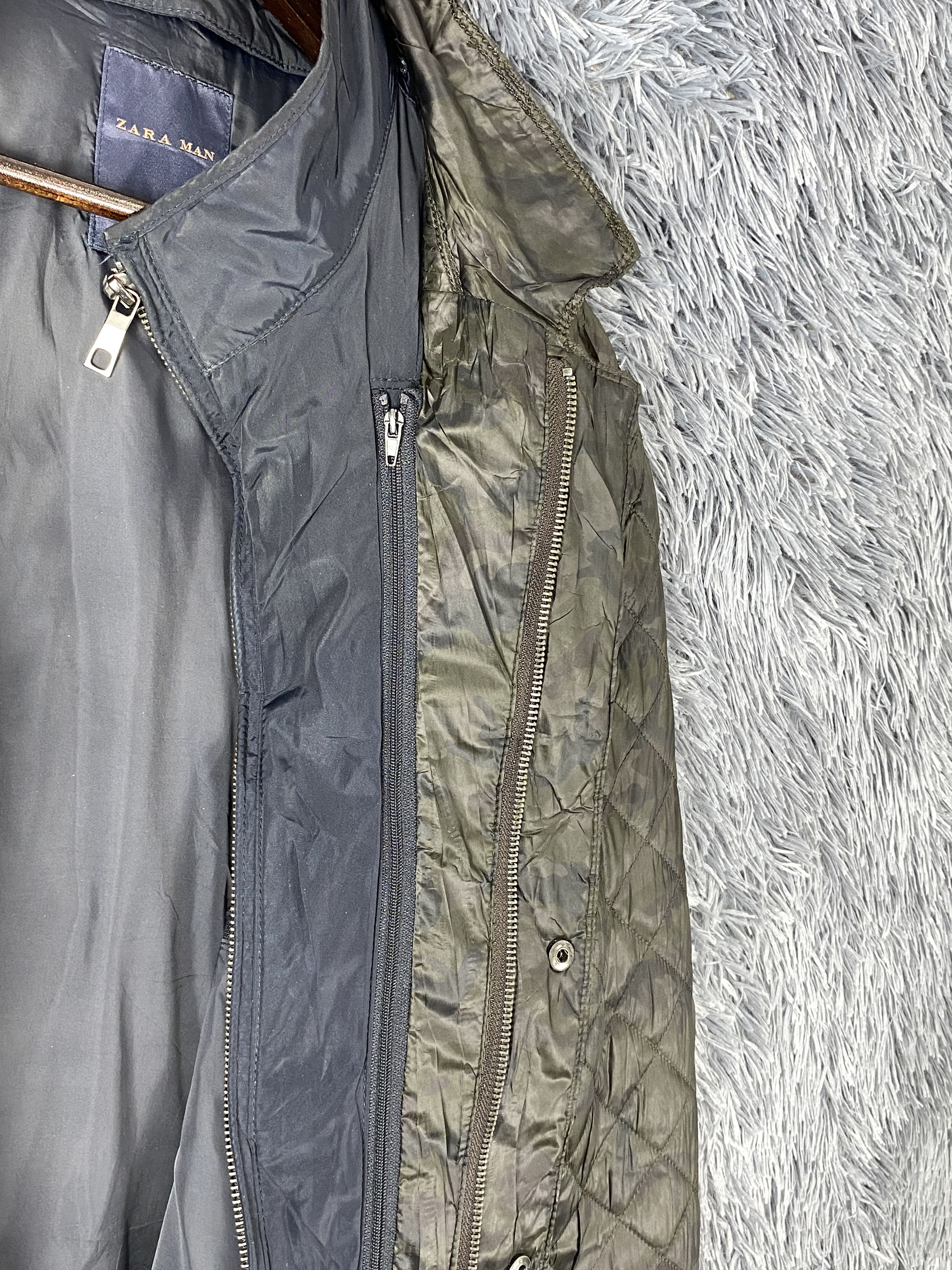 Zara Zara Man Quilted Camo Jacket Size US M / EU 48-50 / 2 - 11 Thumbnail