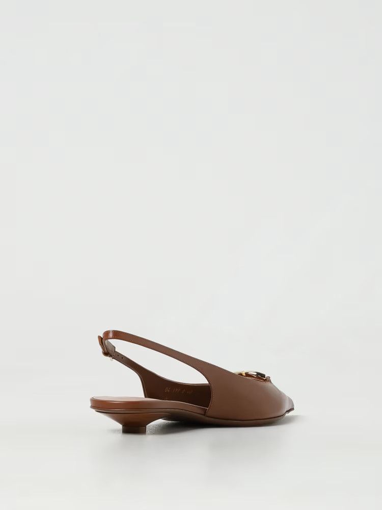 Valentino o1s22i1n0924 Slingback Vlogo Ballerina Flats in Brown Size US 8 / IT 38 - 3 Thumbnail