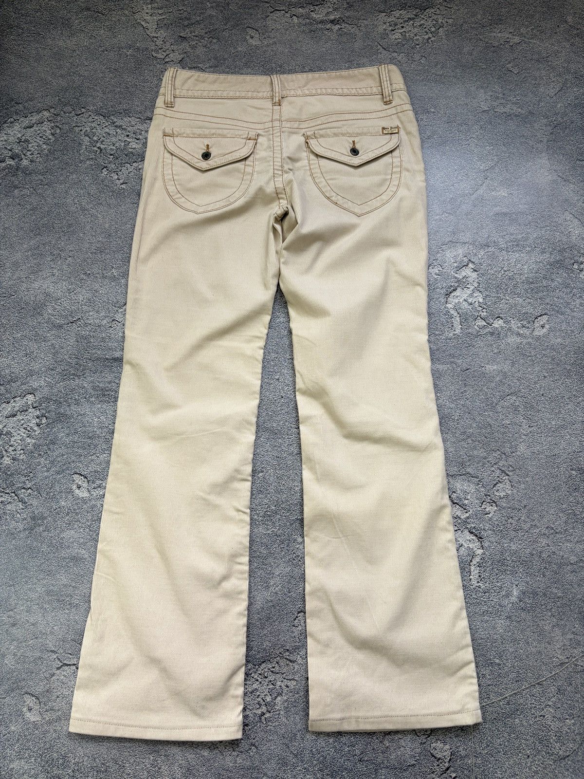 Polo Ralph Lauren Polo Ralph Lauren Kelly Jean Corduroy Pants Beige 28/6 Size 28" / US 6 / IT 42 - 2 Thumbnail