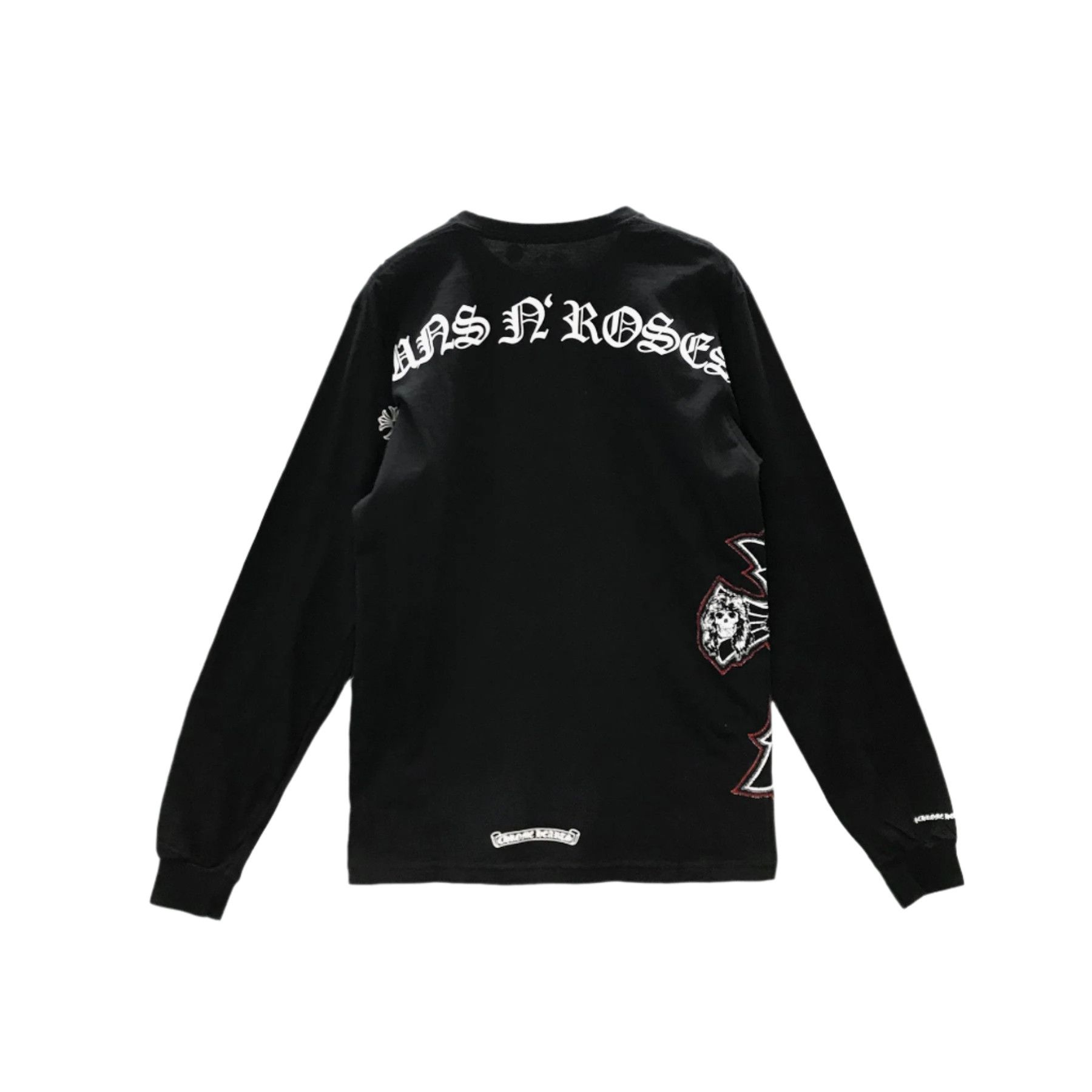 Chrome Hearts Chrome Hearts Gun N' Roses Cross Embroidered Long Sleeve Tee Size S / US 4 / IT 40 - 2 Thumbnail