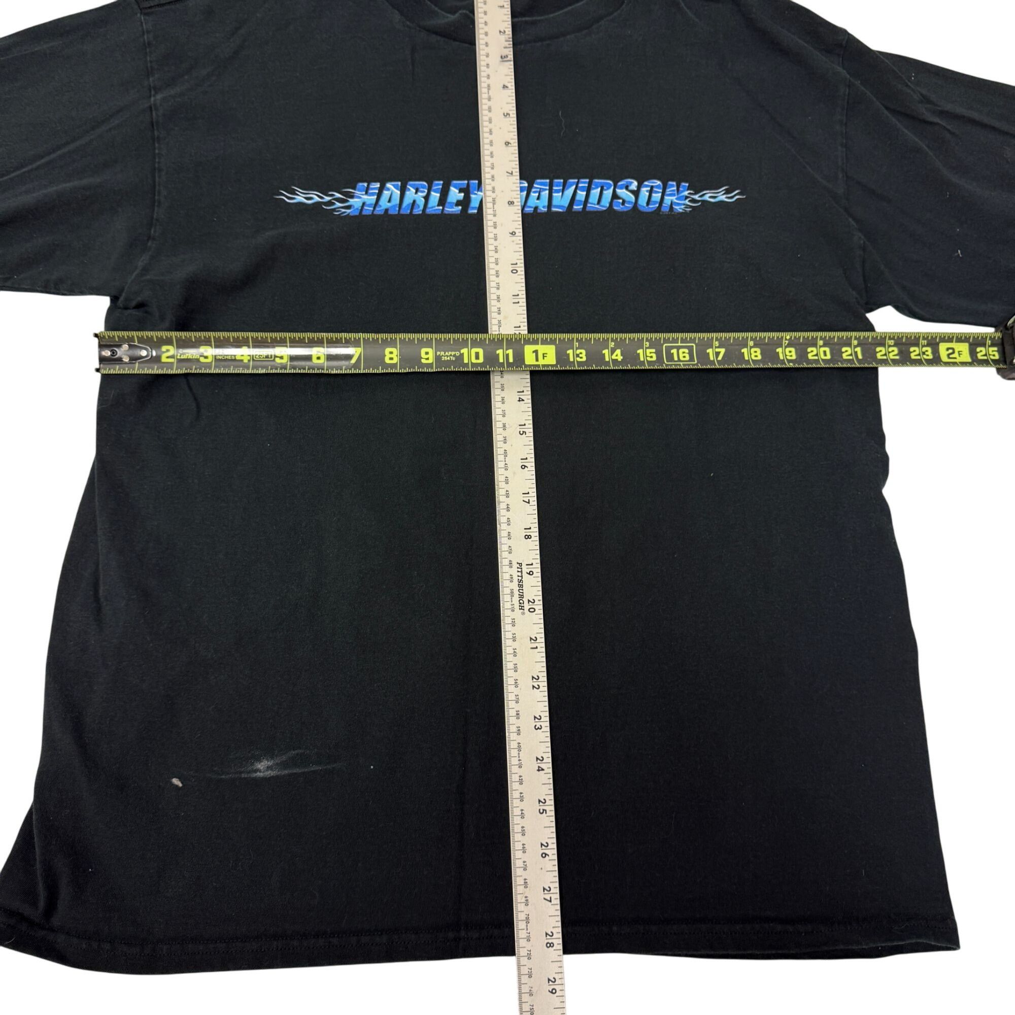 Harley Davidson Y2K Harley Davidson Blue FLAME Motorcycle LIGHTHOUSE Biker Size US XL / EU 56 / 4 - 9 Thumbnail