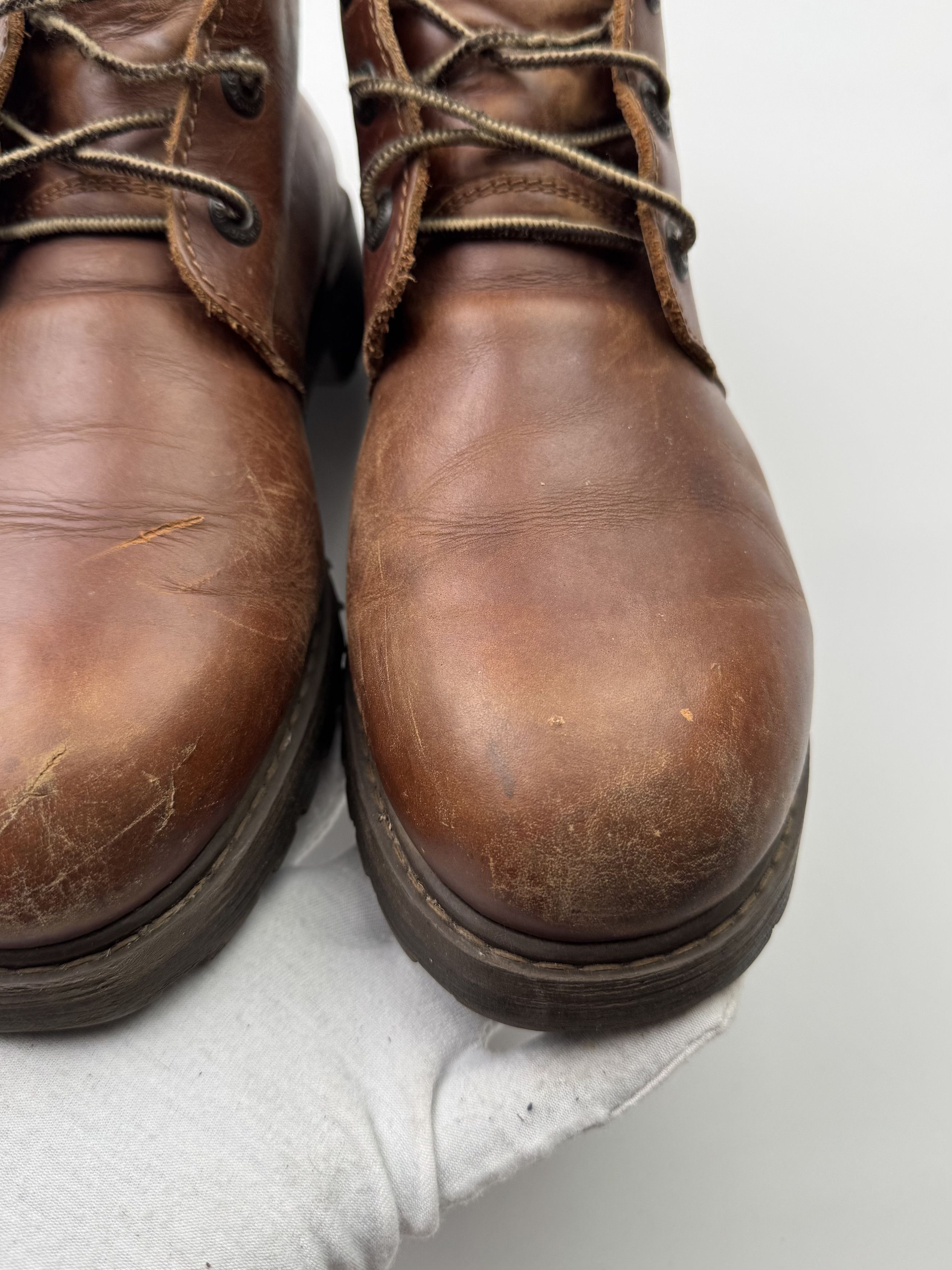 Vintage Wrangler Vintage Oversized Leather Work Boots B463(V306)E2 Size US 11 / EU 44 - 10 Thumbnail